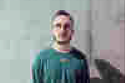 pixelated jpeg of Jonathan in the style of Thomas Ruff